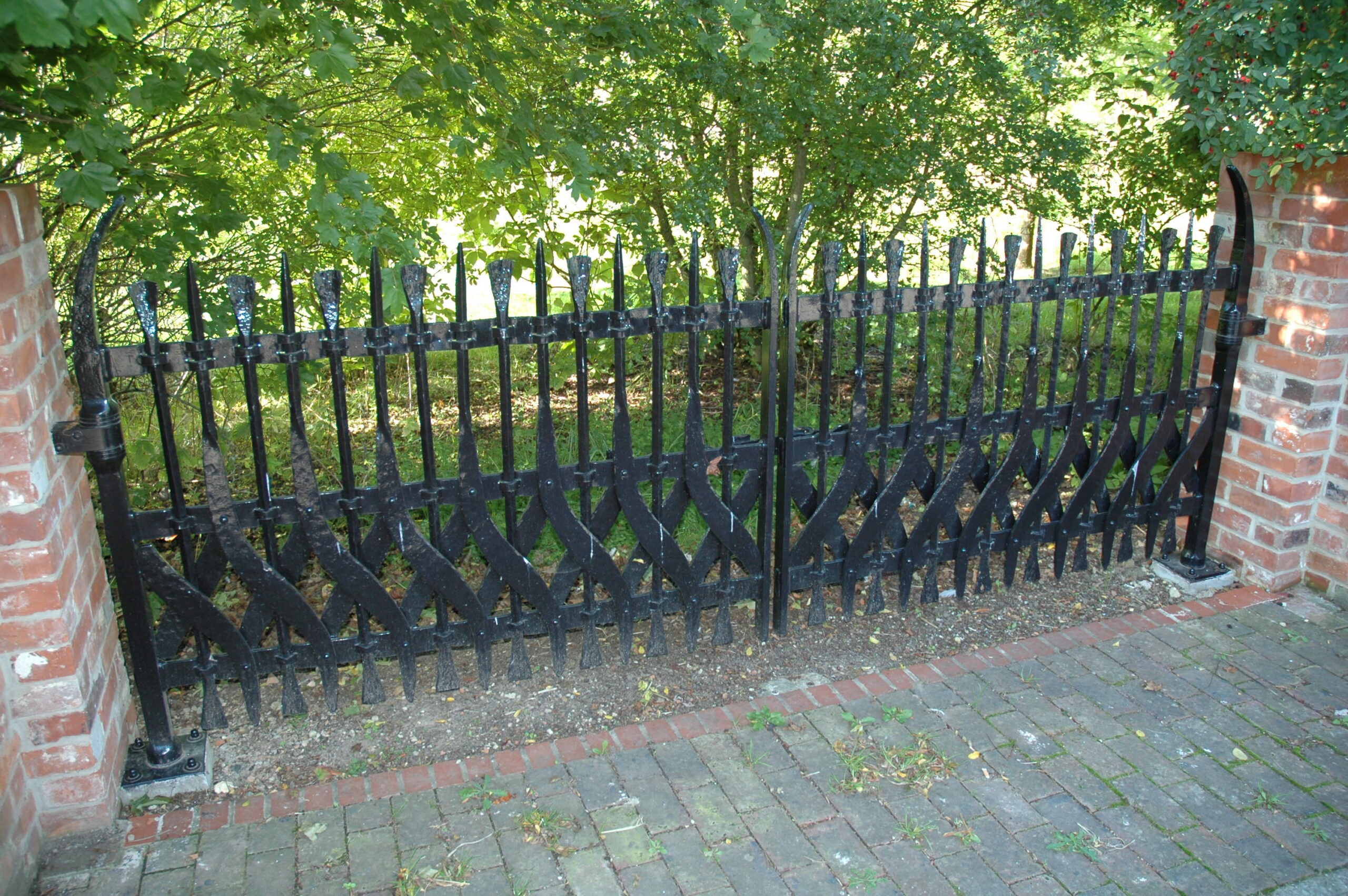 Powder Coated Metal Gate Design Examples From Gedding Mill